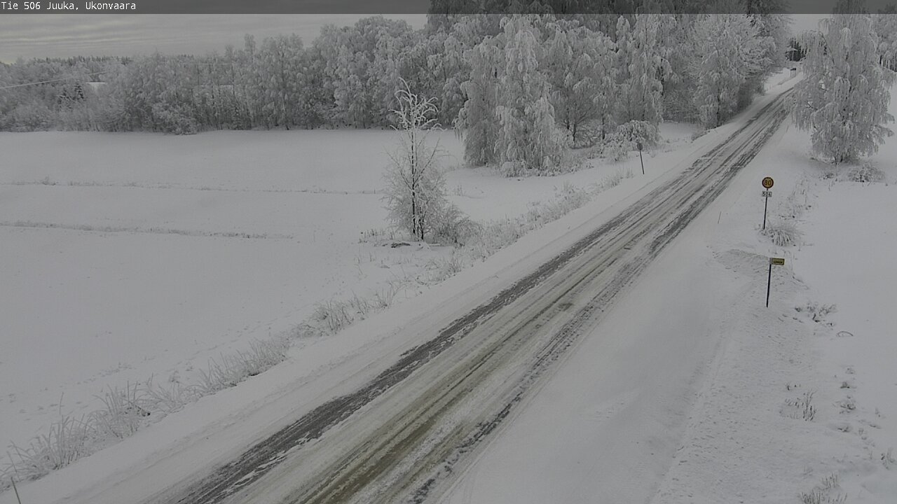 Weather Camera Image Road 506 Juuka Ukonvaara, Juuka, Pohjois-Karjala