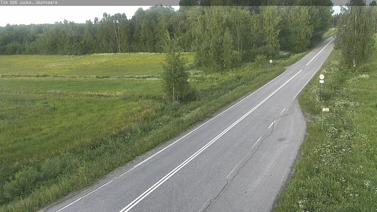 Weather Camera Image Road 506 Juuka Ukonvaara, Juuka, Pohjois-Karjala