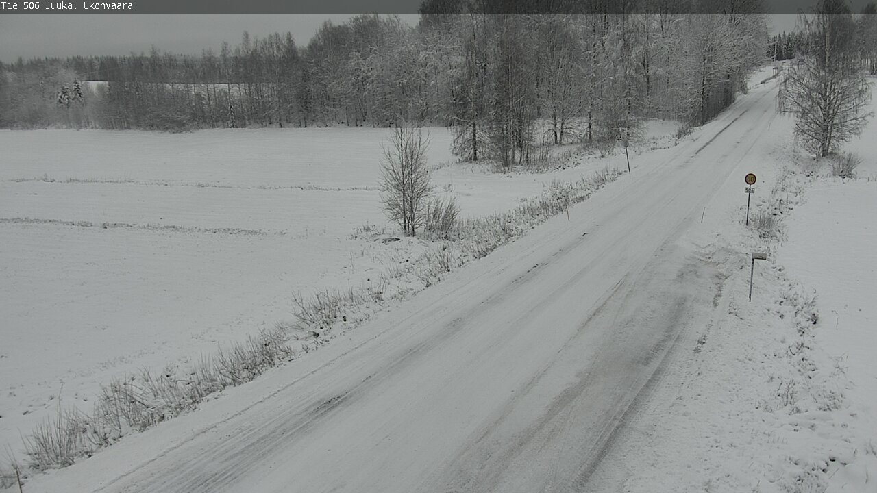 Weather Camera Image Road 506 Juuka Ukonvaara, Juuka, Pohjois-Karjala