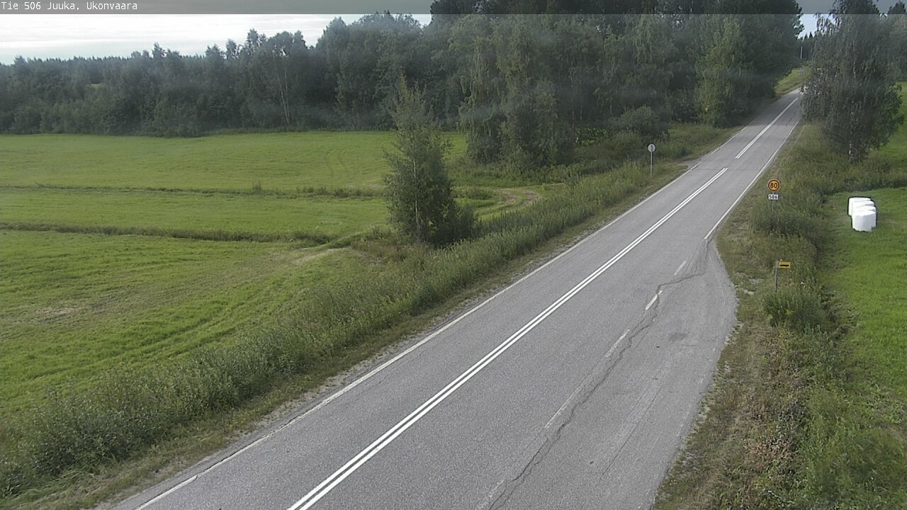 Weather Camera Image Väg 506 Juga Ukonvaara, Juuka, Pohjois-Karjala