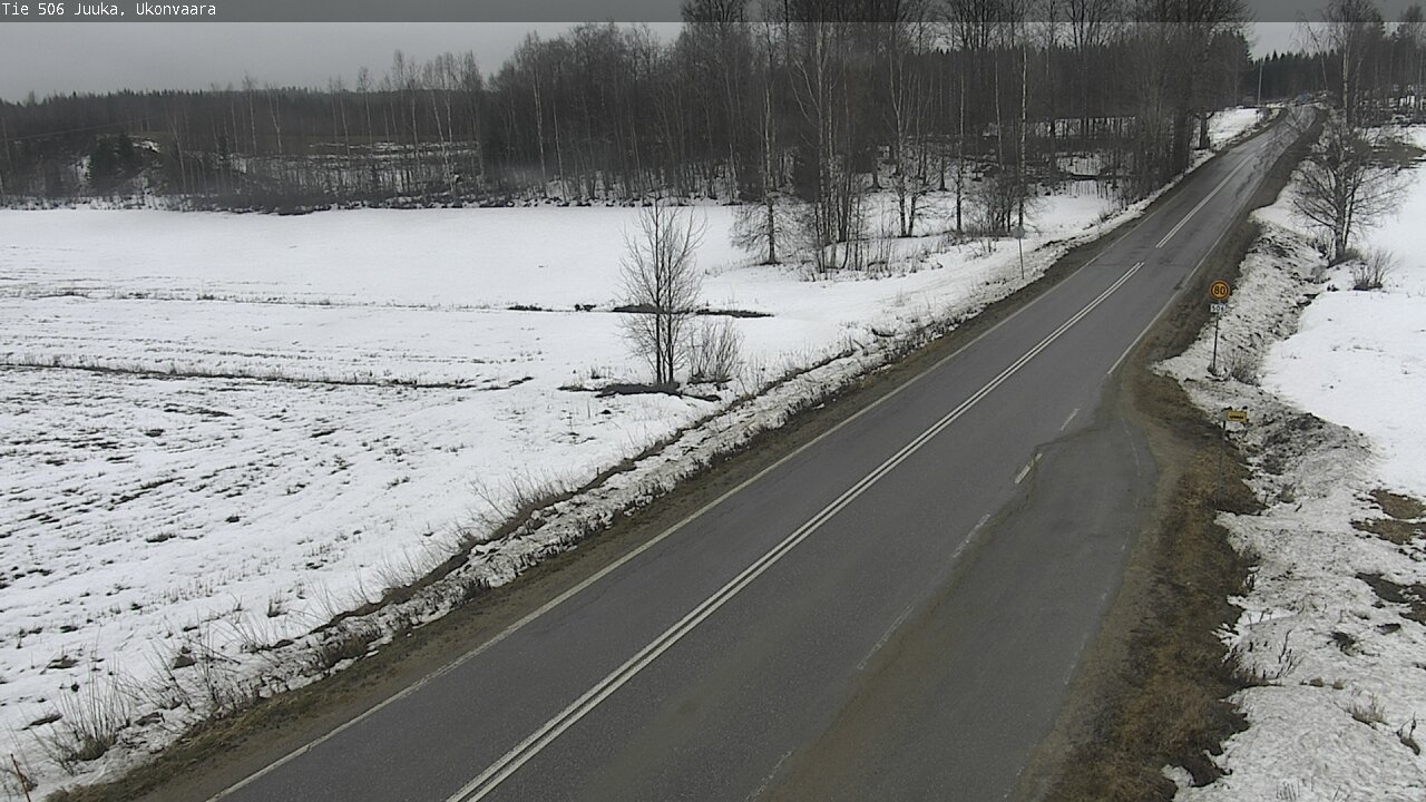 Weather Camera Image Väg 506 Juga Ukonvaara, Juuka, Pohjois-Karjala