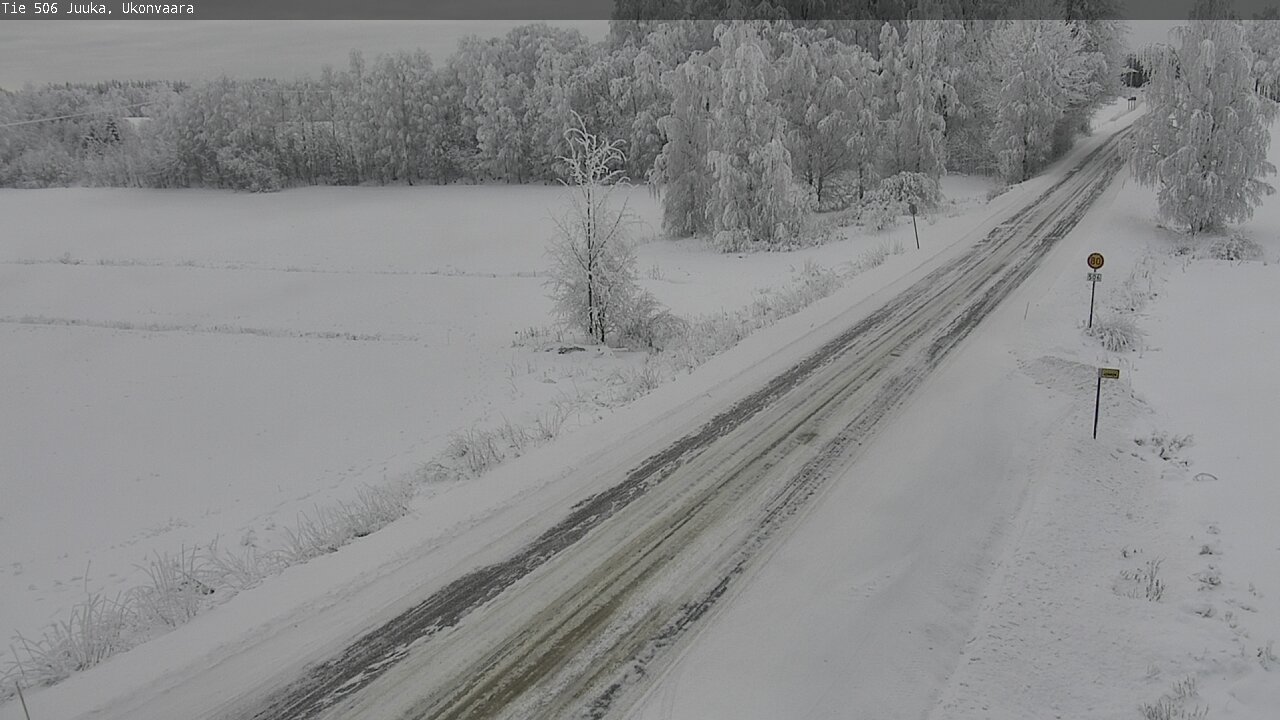 Weather Camera Image Road 506 Juuka Ukonvaara, Juuka, Pohjois-Karjala