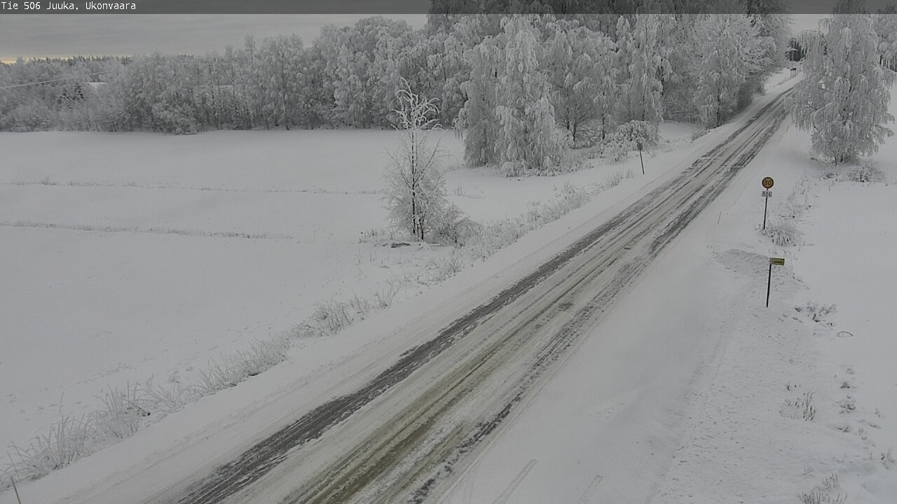 Weather Camera Image Road 506 Juuka Ukonvaara, Juuka, Pohjois-Karjala