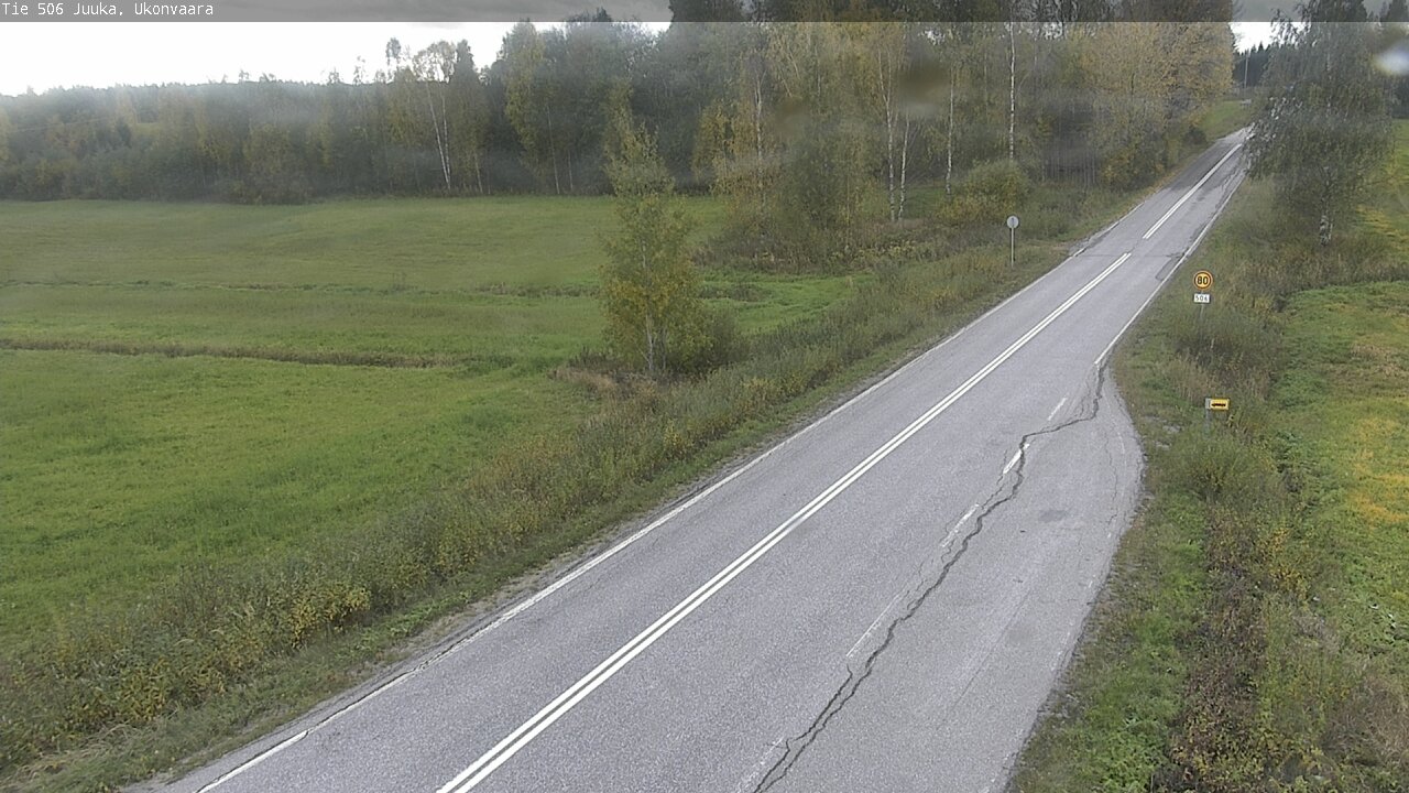 Weather Camera Image Road 506 Juuka Ukonvaara, Juuka, Pohjois-Karjala