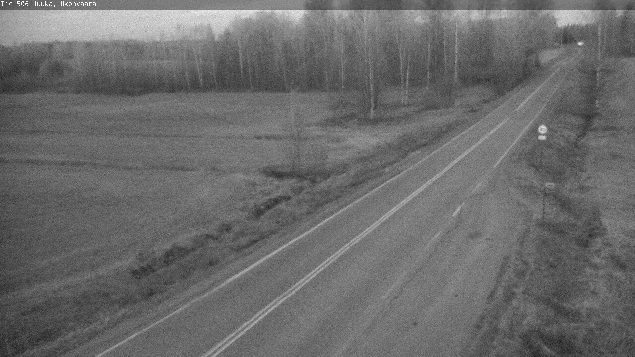 Weather Camera Image Road 506 Juuka Ukonvaara, Juuka, Pohjois-Karjala