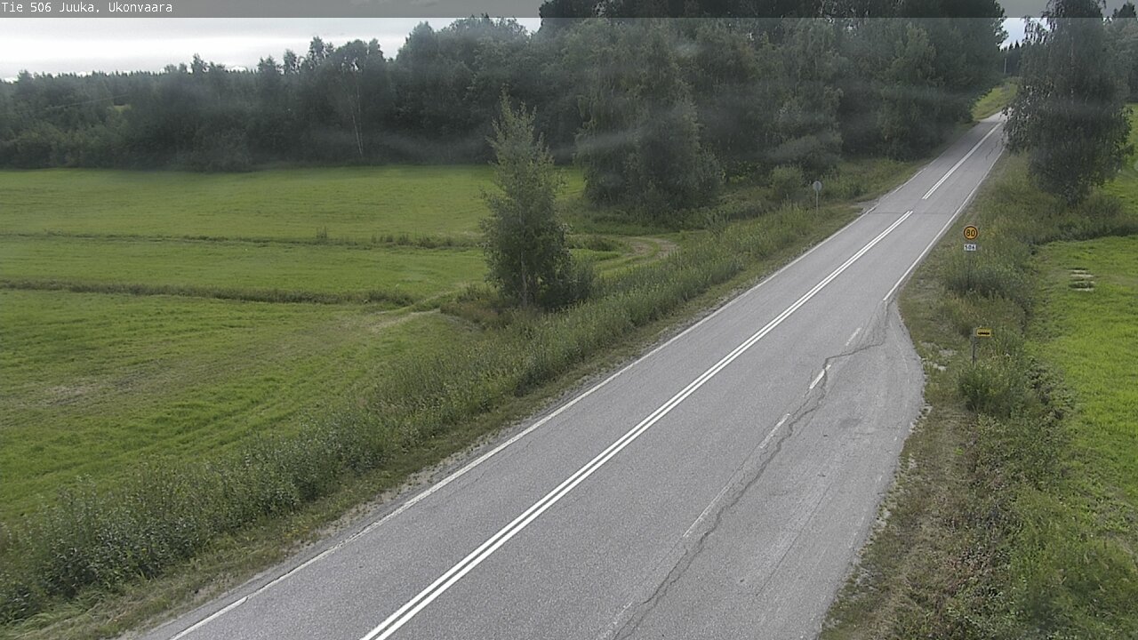 Weather Camera Image Väg 506 Juga Ukonvaara, Juuka, Pohjois-Karjala