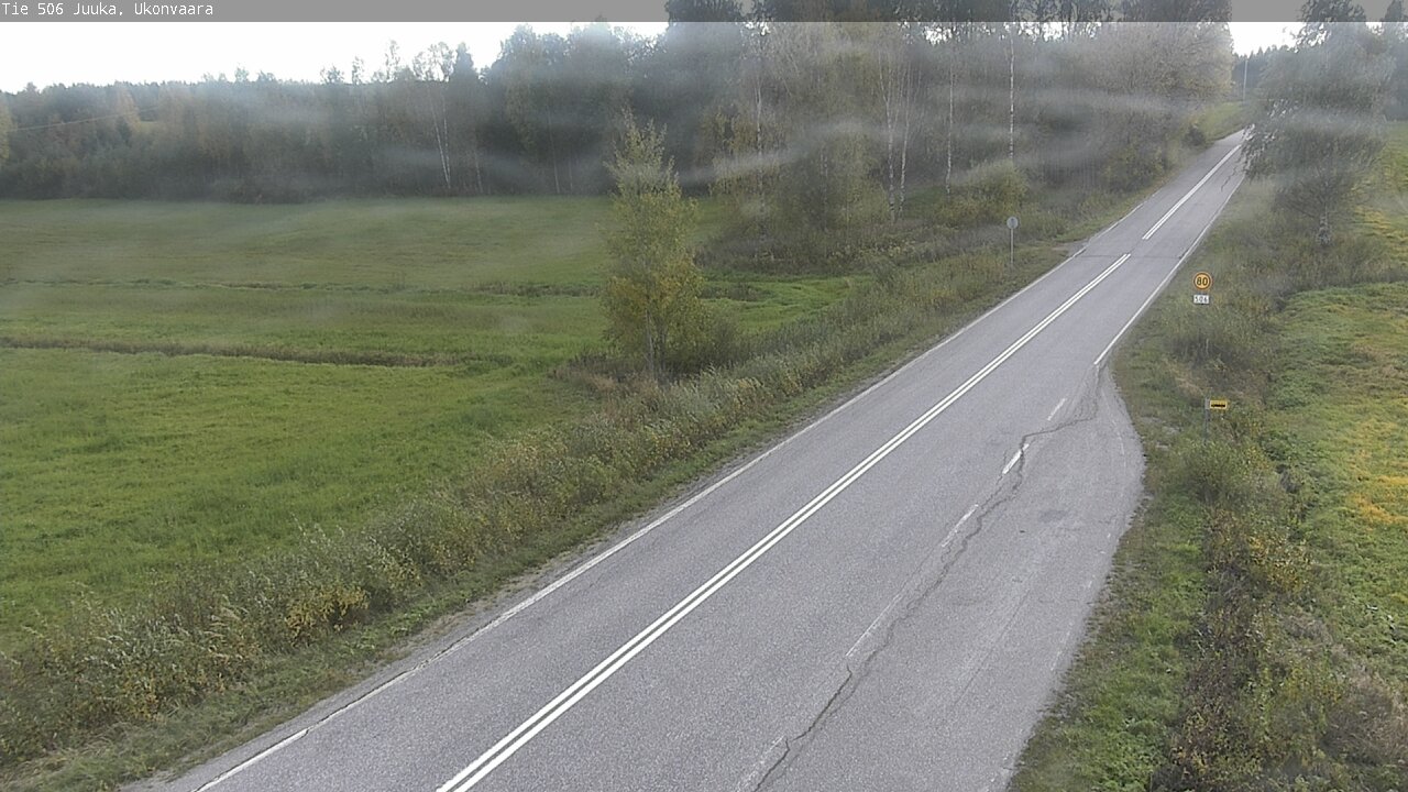 Weather Camera Image Road 506 Juuka Ukonvaara, Juuka, Pohjois-Karjala