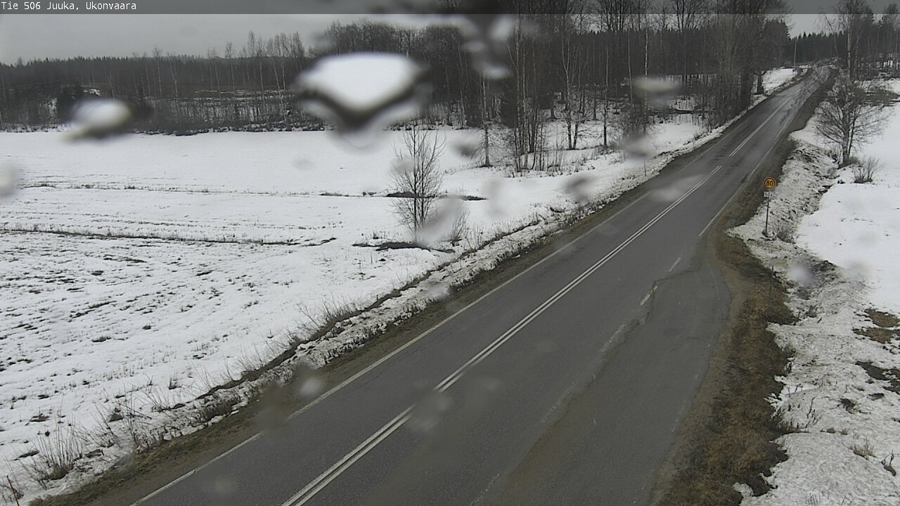 Weather Camera Image Väg 506 Juga Ukonvaara, Juuka, Pohjois-Karjala