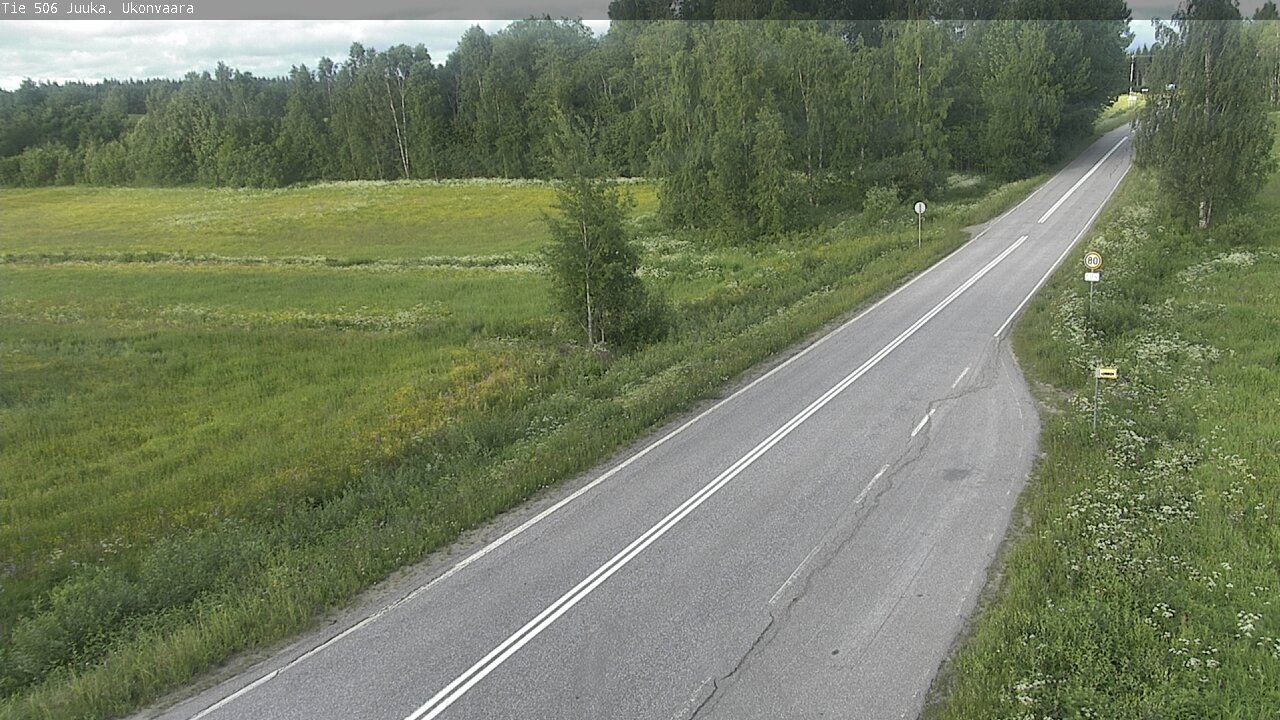 Weather Camera Image Road 506 Juuka Ukonvaara, Juuka, Pohjois-Karjala