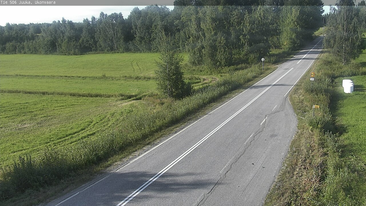 Weather Camera Image Road 506 Juuka Ukonvaara, Juuka, Pohjois-Karjala