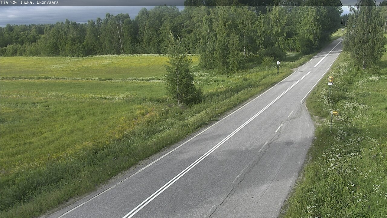 Weather Camera Image Road 506 Juuka Ukonvaara, Juuka, Pohjois-Karjala