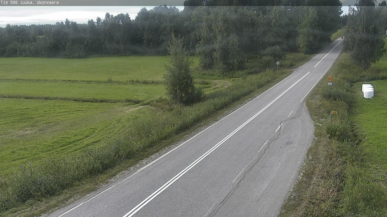 Weather Camera Image Väg 506 Juga Ukonvaara, Juuka, Pohjois-Karjala