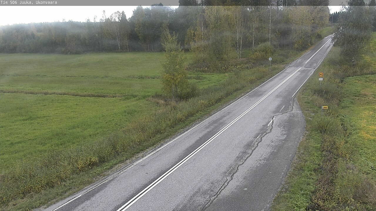 Weather Camera Image Road 506 Juuka Ukonvaara, Juuka, Pohjois-Karjala