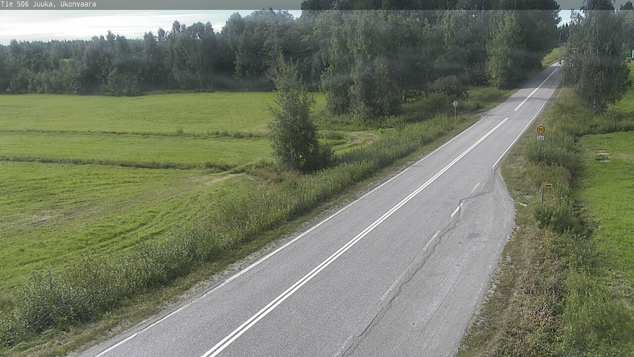 Weather Camera Image Väg 506 Juga Ukonvaara, Juuka, Pohjois-Karjala