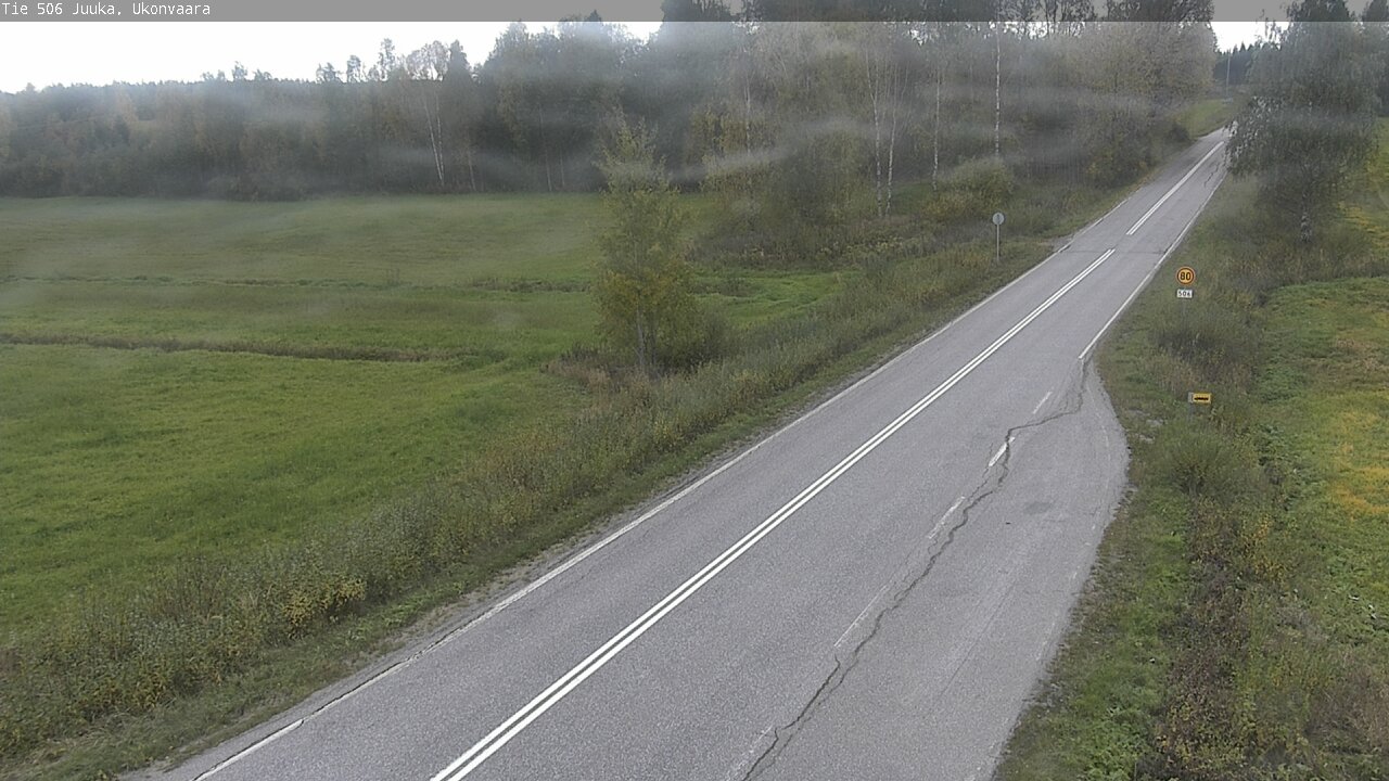 Weather Camera Image Road 506 Juuka Ukonvaara, Juuka, Pohjois-Karjala