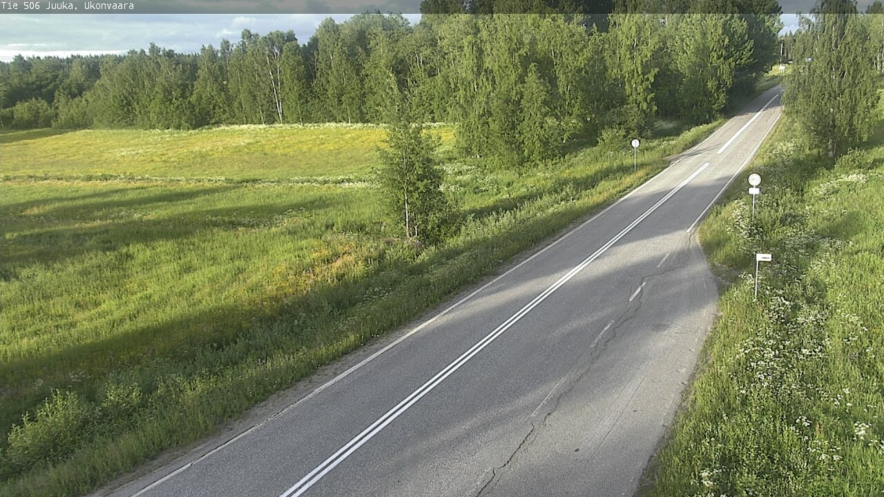 Weather Camera Image Road 506 Juuka Ukonvaara, Juuka, Pohjois-Karjala