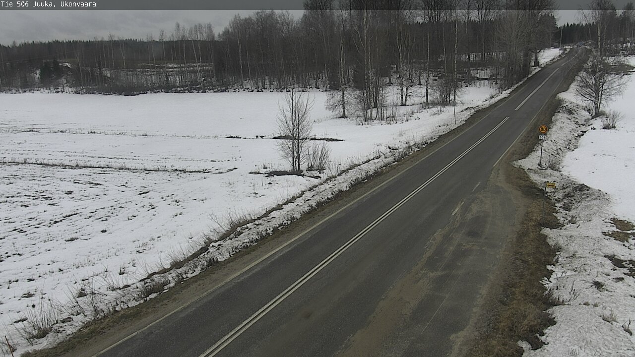 Weather Camera Image Road 506 Juuka Ukonvaara, Juuka, Pohjois-Karjala
