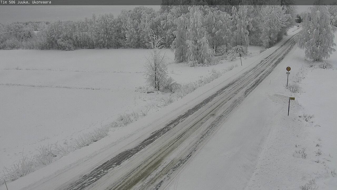 Weather Camera Image Road 506 Juuka Ukonvaara, Juuka, Pohjois-Karjala