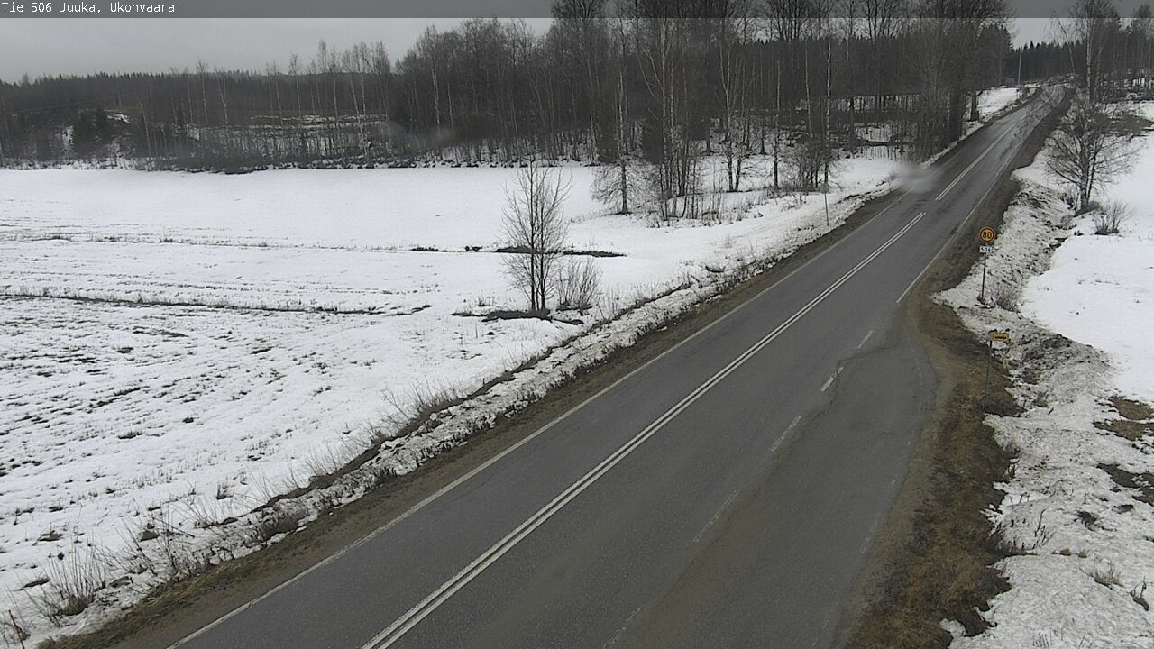 Weather Camera Image Väg 506 Juga Ukonvaara, Juuka, Pohjois-Karjala