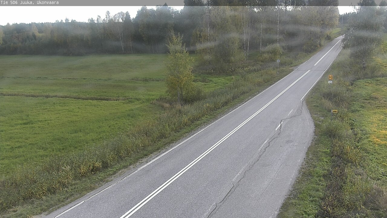 Weather Camera Image Road 506 Juuka Ukonvaara, Juuka, Pohjois-Karjala