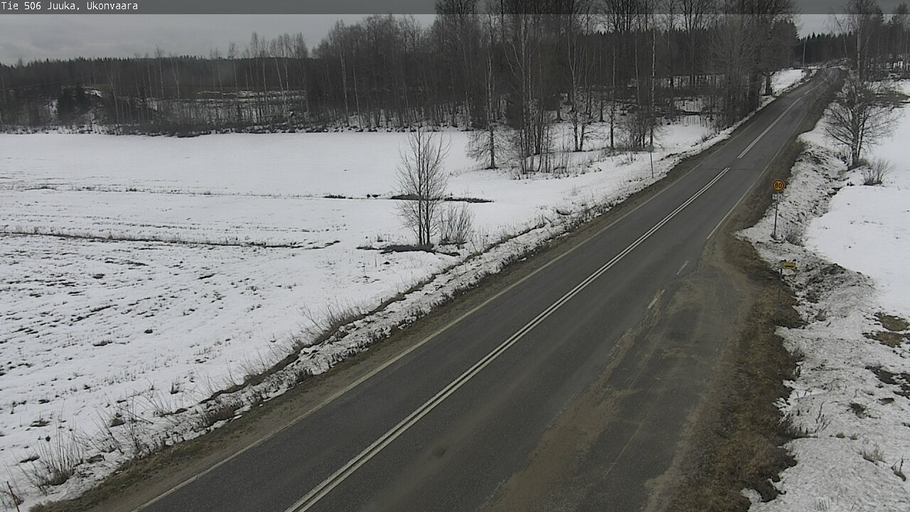 Weather Camera Image Road 506 Juuka Ukonvaara, Juuka, Pohjois-Karjala