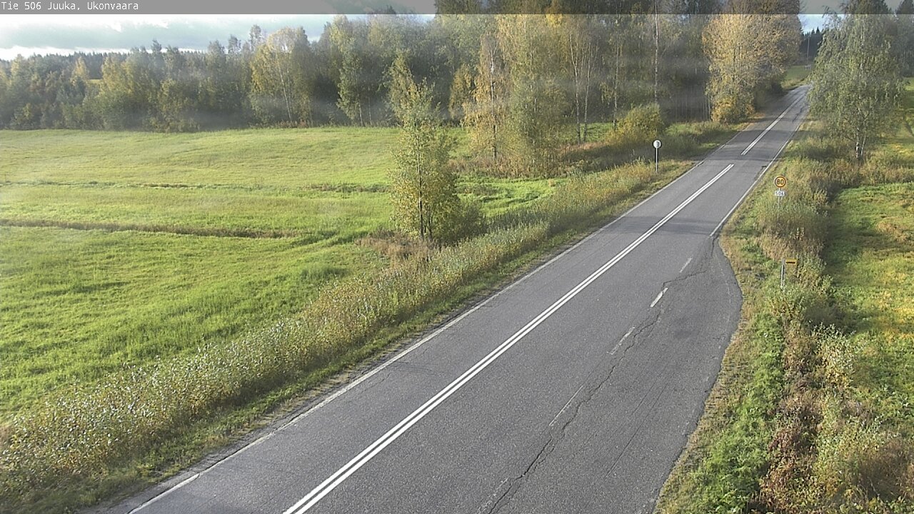 Weather Camera Image Road 506 Juuka Ukonvaara, Juuka, Pohjois-Karjala