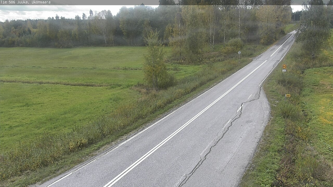 Weather Camera Image Road 506 Juuka Ukonvaara, Juuka, Pohjois-Karjala