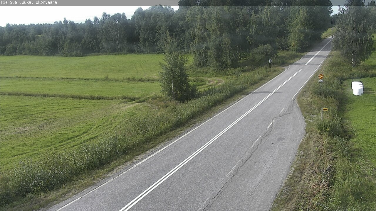 Weather Camera Image Väg 506 Juga Ukonvaara, Juuka, Pohjois-Karjala