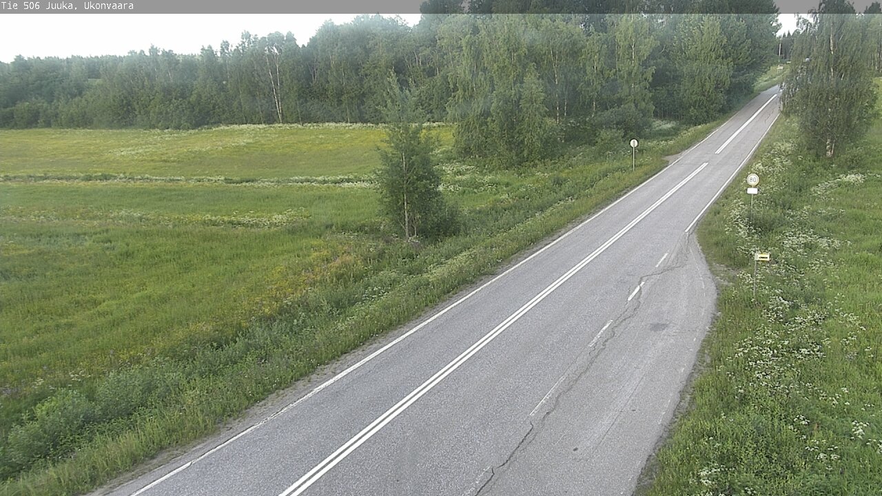 Weather Camera Image Road 506 Juuka Ukonvaara, Juuka, Pohjois-Karjala