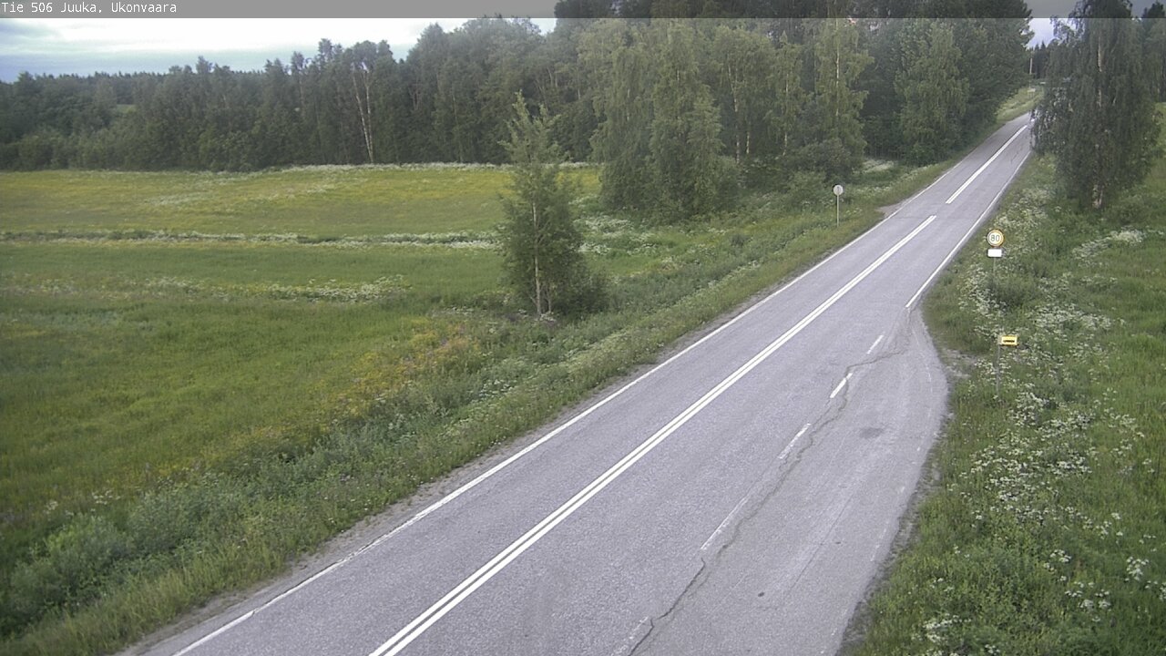 Weather Camera Image Road 506 Juuka Ukonvaara, Juuka, Pohjois-Karjala