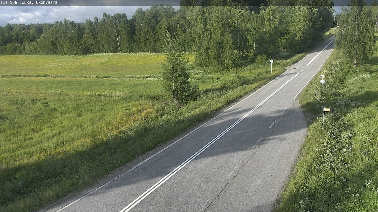 Weather Camera Image Road 506 Juuka Ukonvaara, Juuka, Pohjois-Karjala