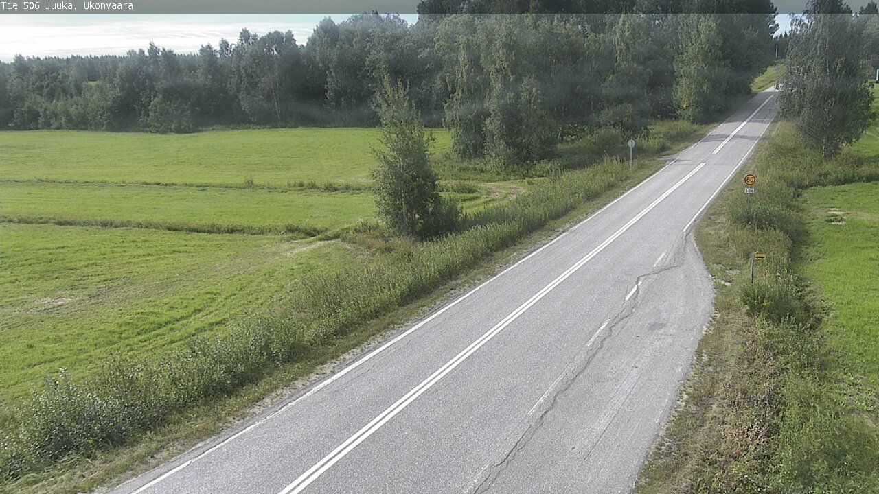 Weather Camera Image Väg 506 Juga Ukonvaara, Juuka, Pohjois-Karjala