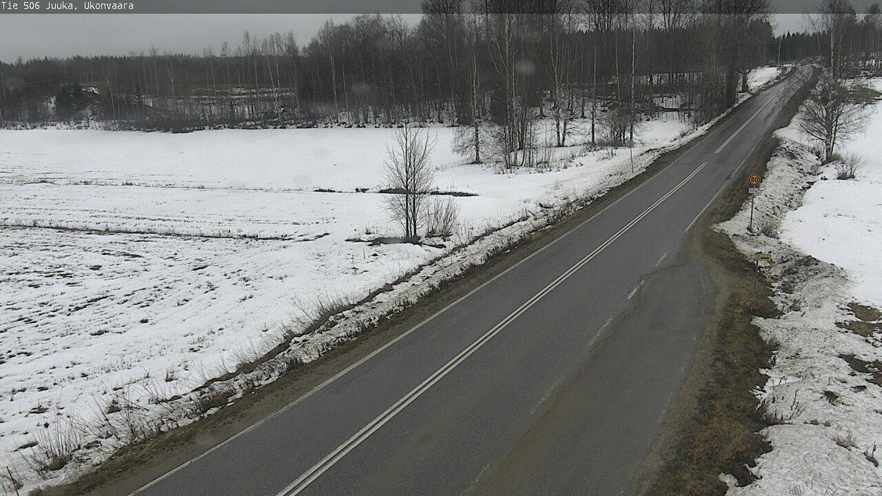 Weather Camera Image Väg 506 Juga Ukonvaara, Juuka, Pohjois-Karjala
