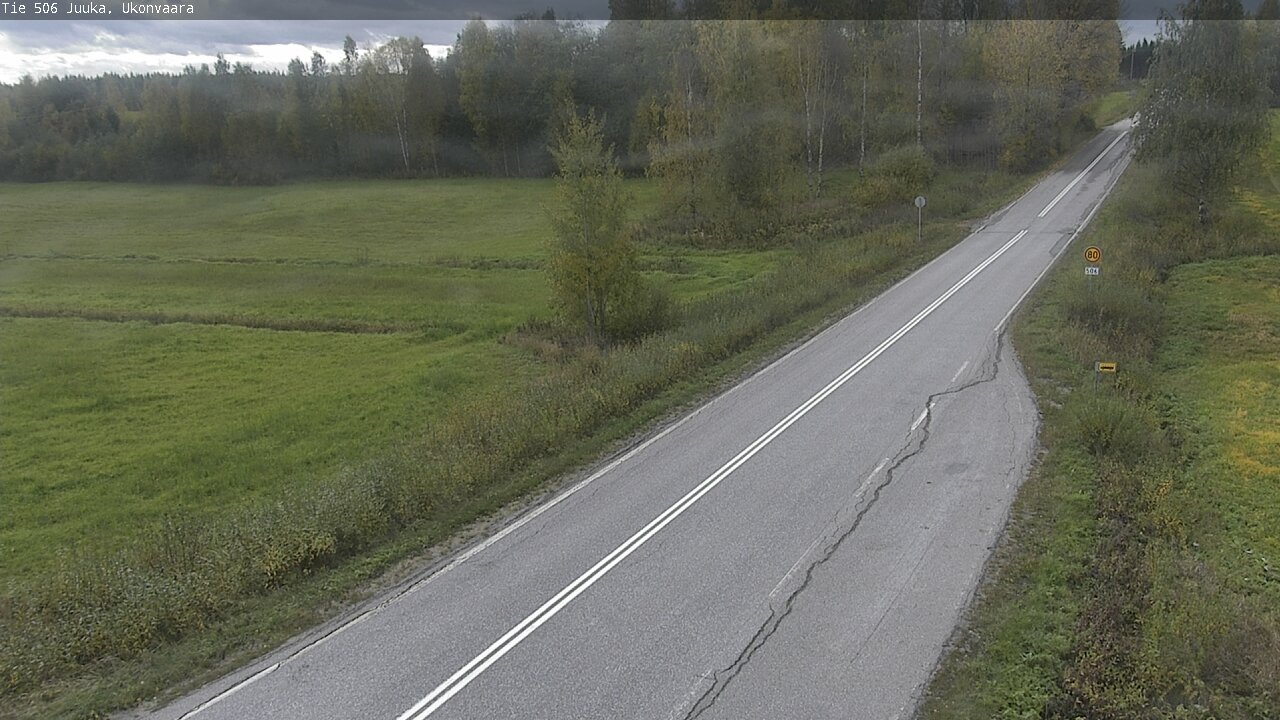 Weather Camera Image Road 506 Juuka Ukonvaara, Juuka, Pohjois-Karjala