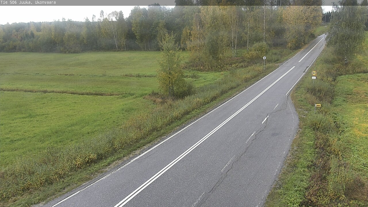 Weather Camera Image Road 506 Juuka Ukonvaara, Juuka, Pohjois-Karjala