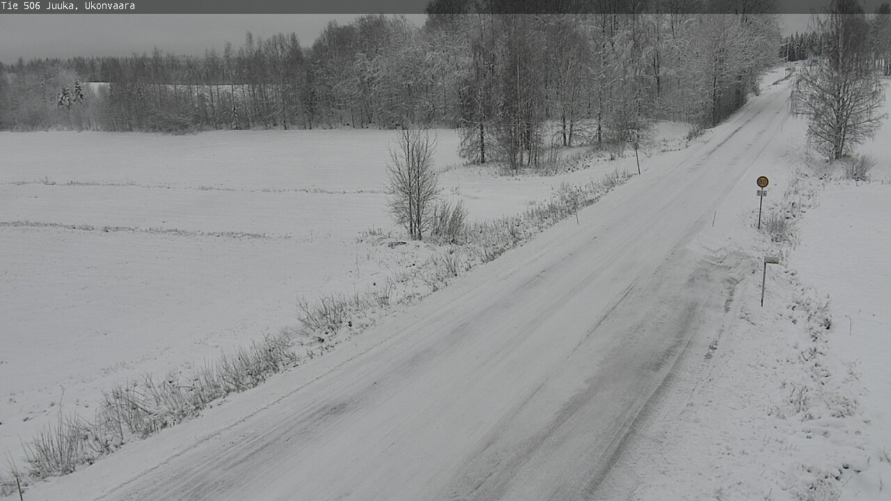 Weather Camera Image Road 506 Juuka Ukonvaara, Juuka, Pohjois-Karjala