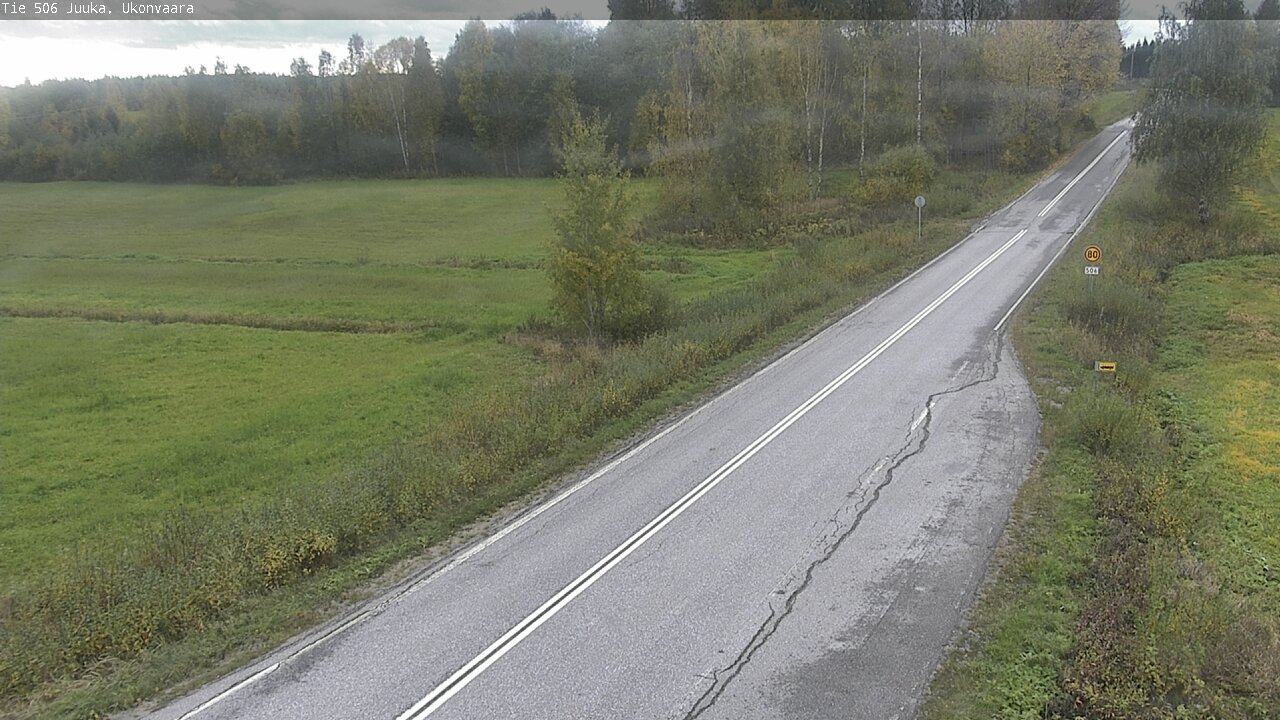 Weather Camera Image Road 506 Juuka Ukonvaara, Juuka, Pohjois-Karjala