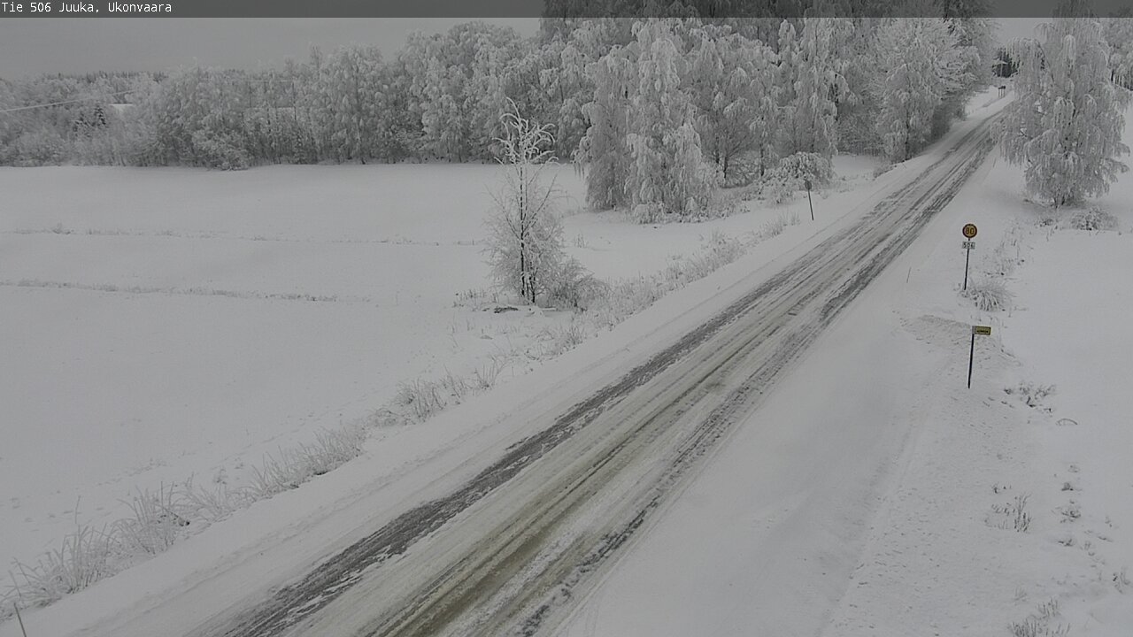 Weather Camera Image Road 506 Juuka Ukonvaara, Juuka, Pohjois-Karjala
