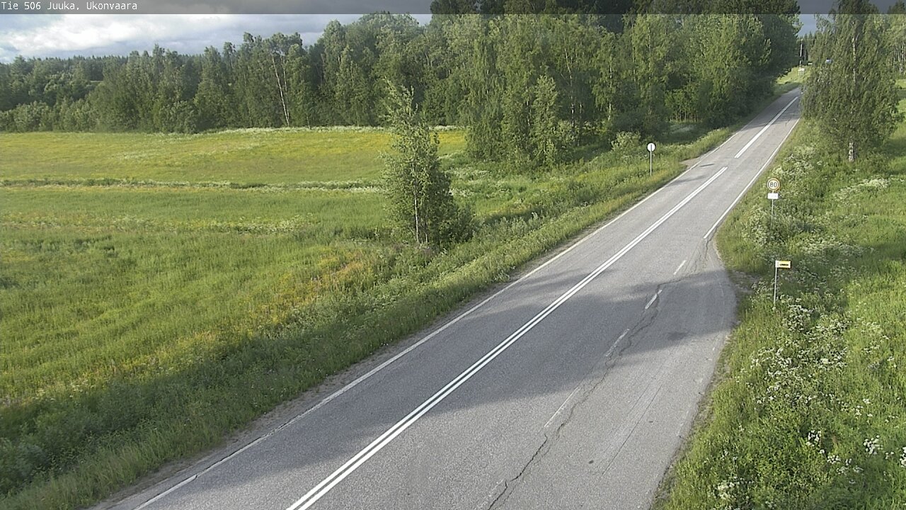 Weather Camera Image Road 506 Juuka Ukonvaara, Juuka, Pohjois-Karjala