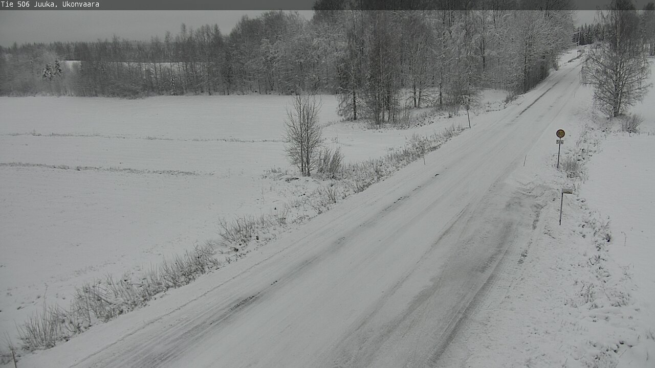 Weather Camera Image Road 506 Juuka Ukonvaara, Juuka, Pohjois-Karjala