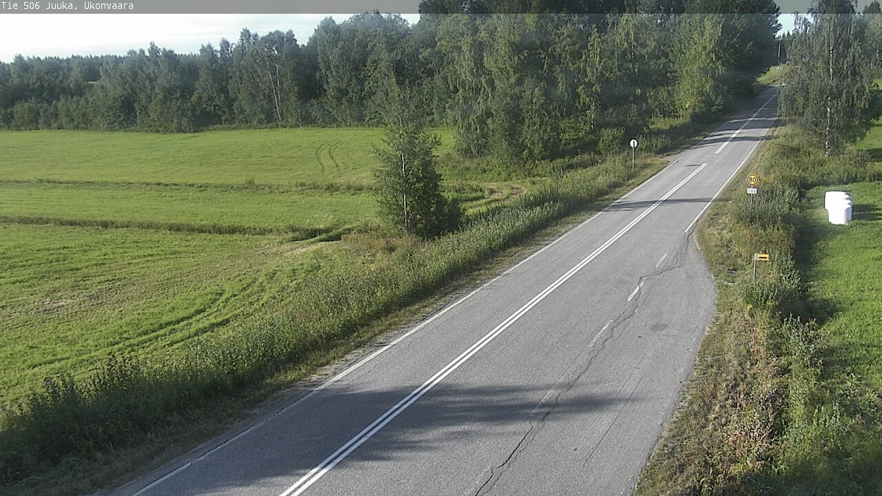Weather Camera Image Road 506 Juuka Ukonvaara, Juuka, Pohjois-Karjala
