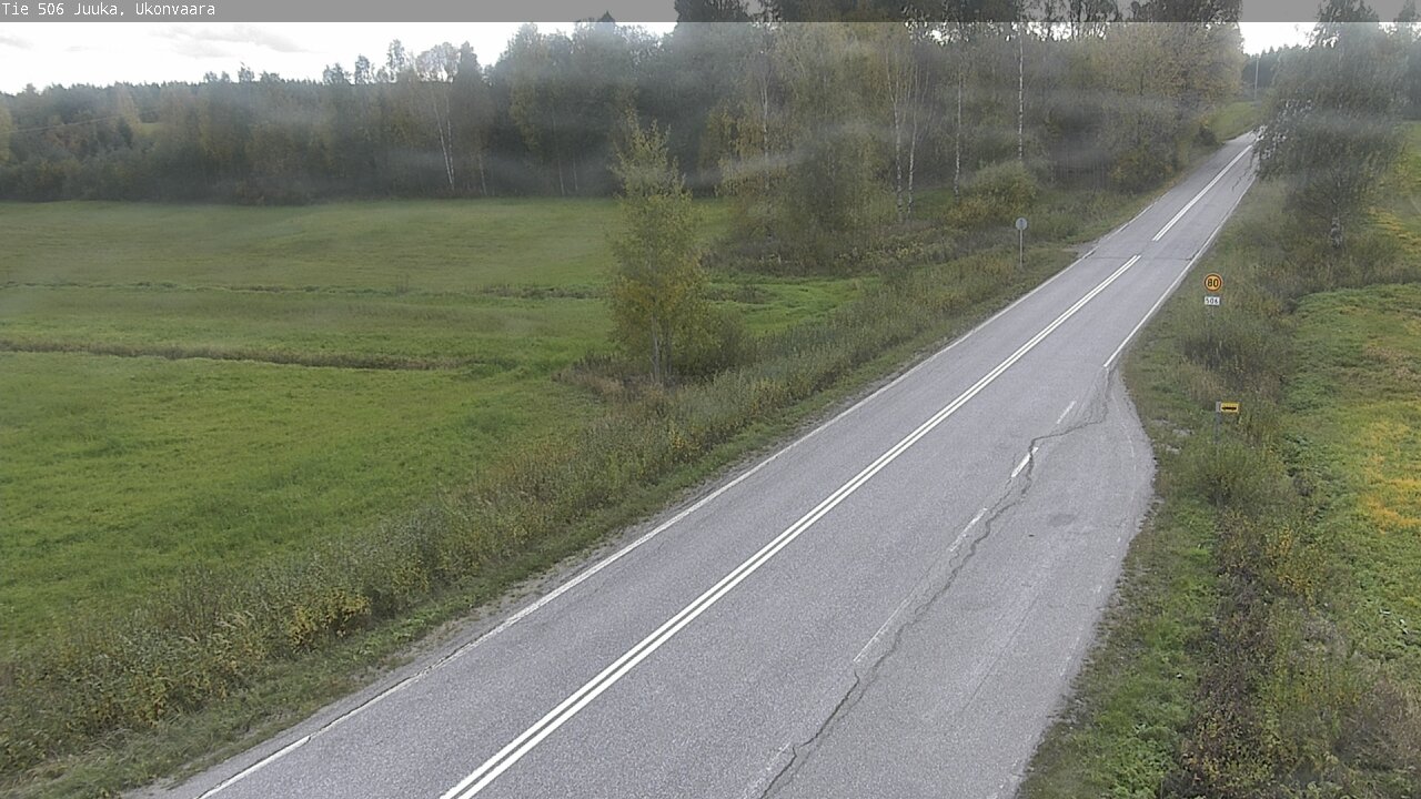 Weather Camera Image Road 506 Juuka Ukonvaara, Juuka, Pohjois-Karjala