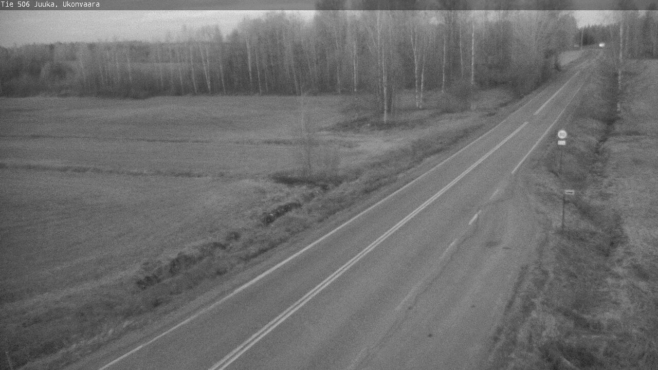 Weather Camera Image Road 506 Juuka Ukonvaara, Juuka, Pohjois-Karjala
