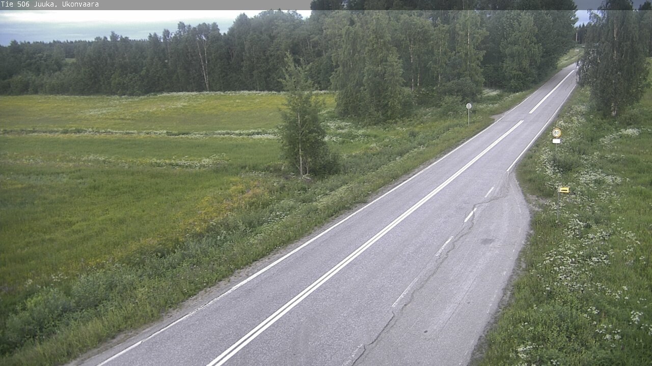 Weather Camera Image Road 506 Juuka Ukonvaara, Juuka, Pohjois-Karjala