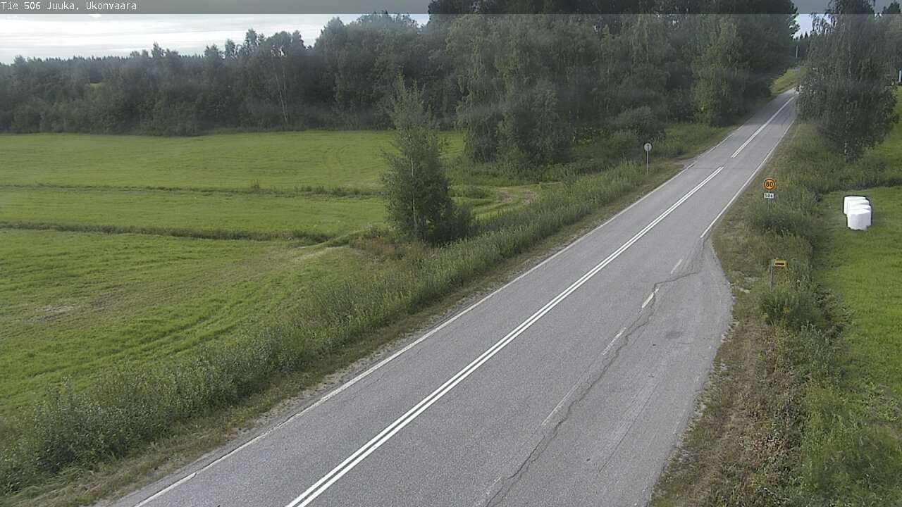 Weather Camera Image Väg 506 Juga Ukonvaara, Juuka, Pohjois-Karjala