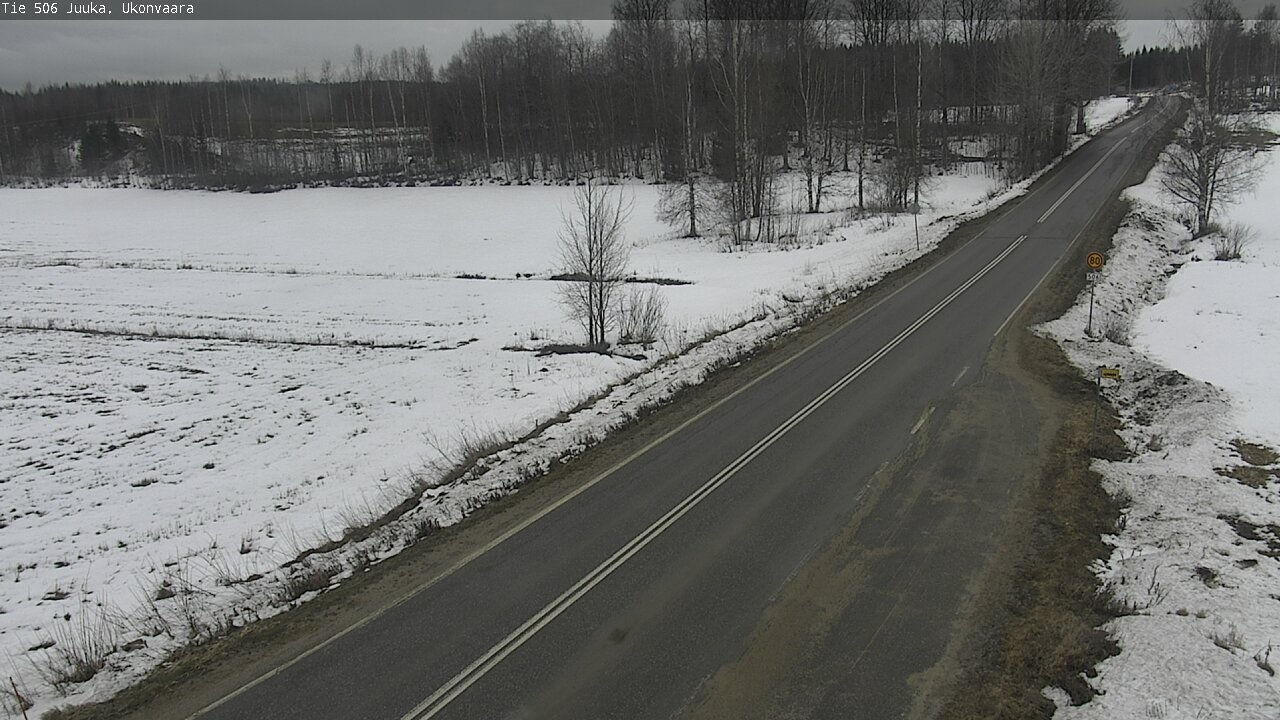 Weather Camera Image Road 506 Juuka Ukonvaara, Juuka, Pohjois-Karjala