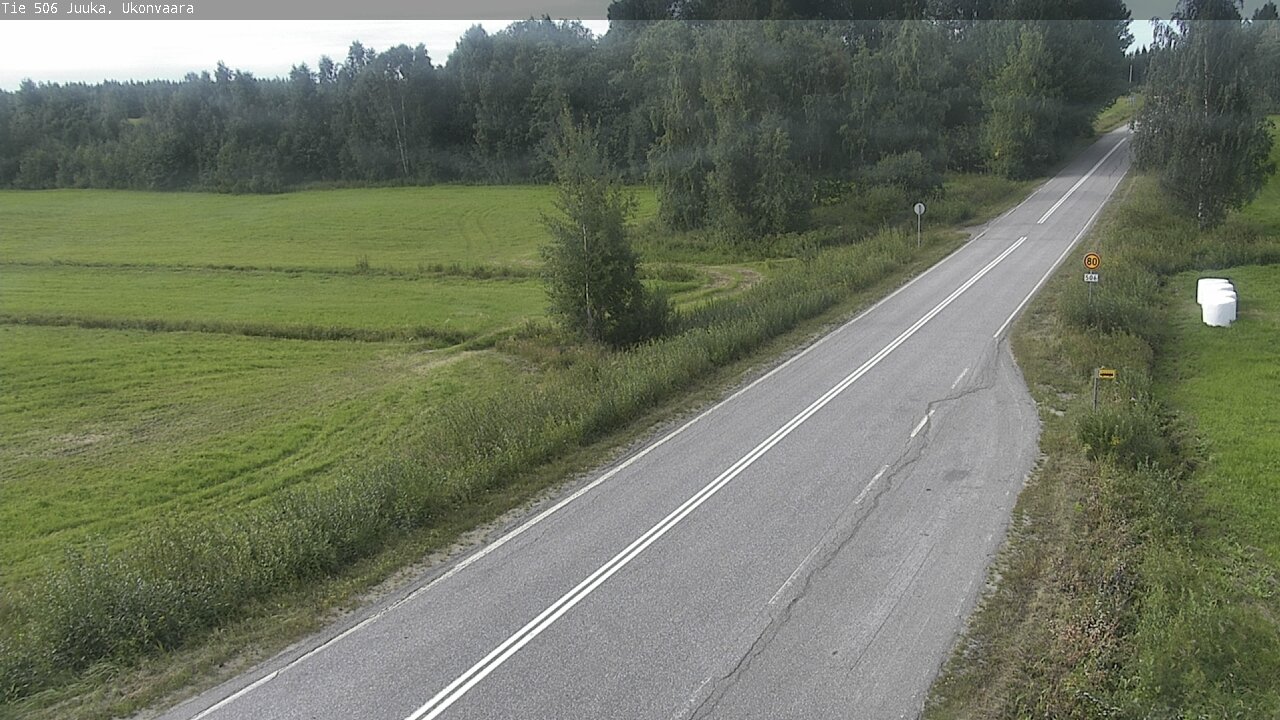 Weather Camera Image Väg 506 Juga Ukonvaara, Juuka, Pohjois-Karjala