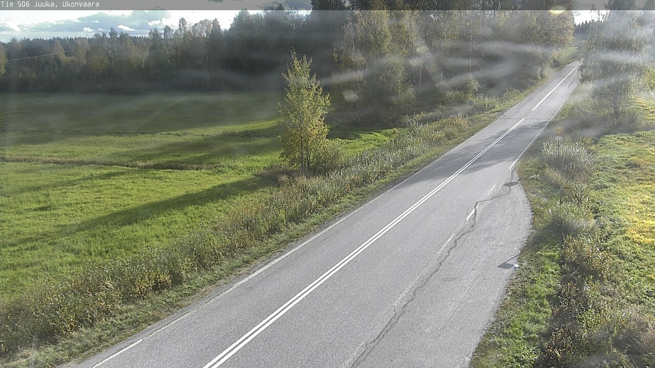 Weather Camera Image Road 506 Juuka Ukonvaara, Juuka, Pohjois-Karjala
