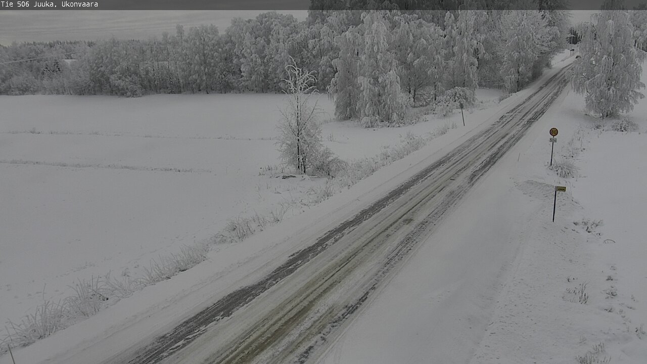 Weather Camera Image Road 506 Juuka Ukonvaara, Juuka, Pohjois-Karjala