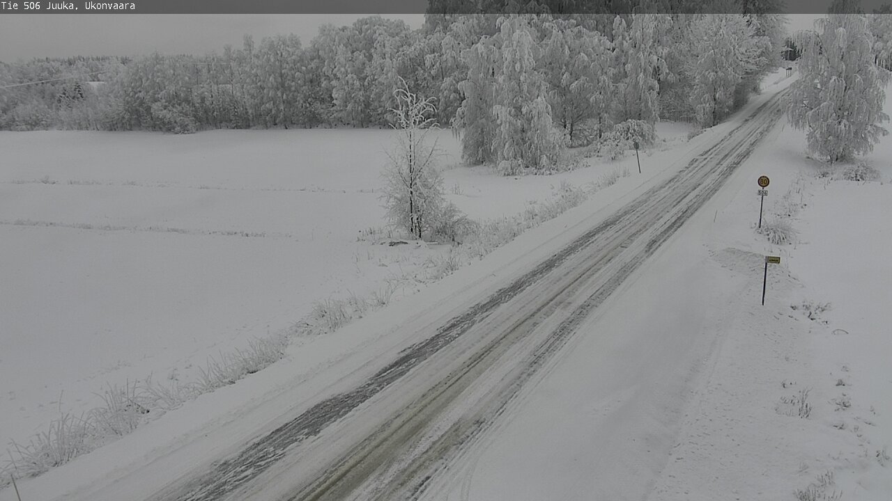Weather Camera Image Road 506 Juuka Ukonvaara, Juuka, Pohjois-Karjala